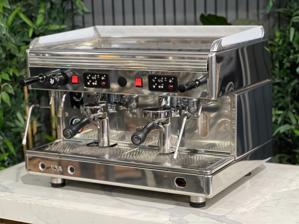 WEGA NOVA 2 GROUP COFFEE MAKER ESPRESSO COFFEE MACHINE COMMERCIAL STAINLESS