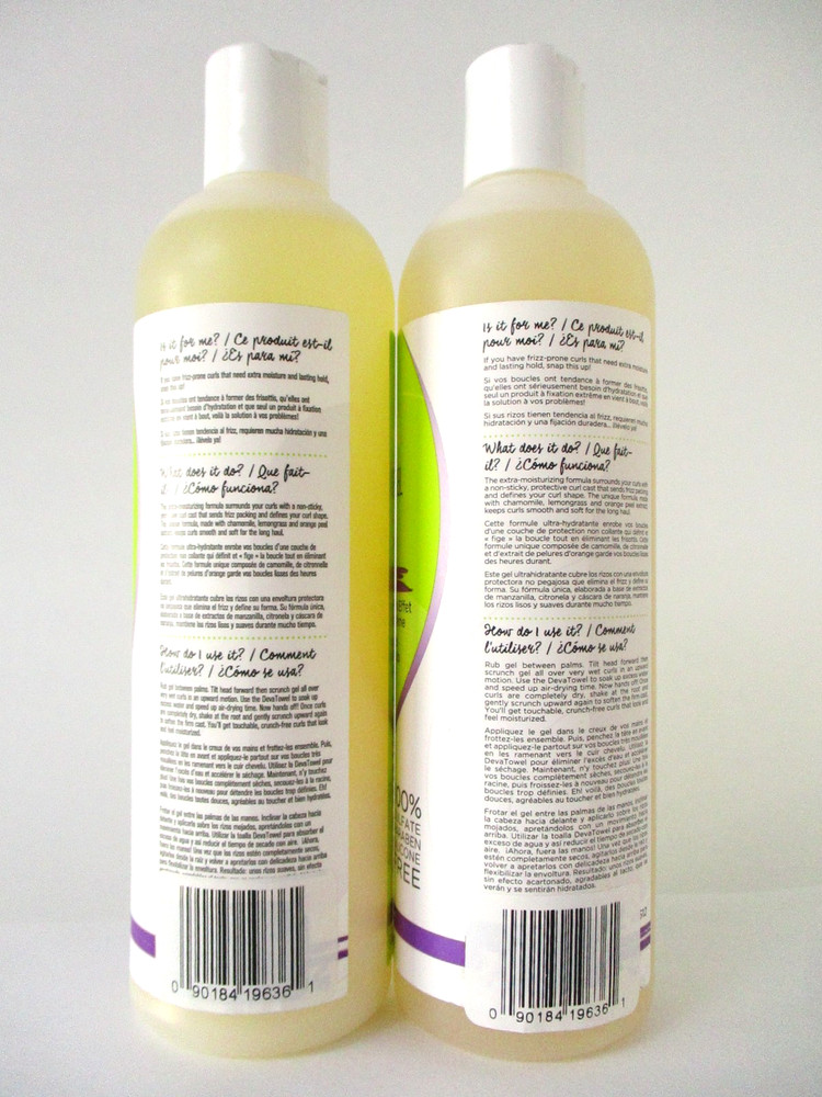 2 x Arc AnGel Maximum Hold Gel by DevaCurl 12 oz (read description-liquid)