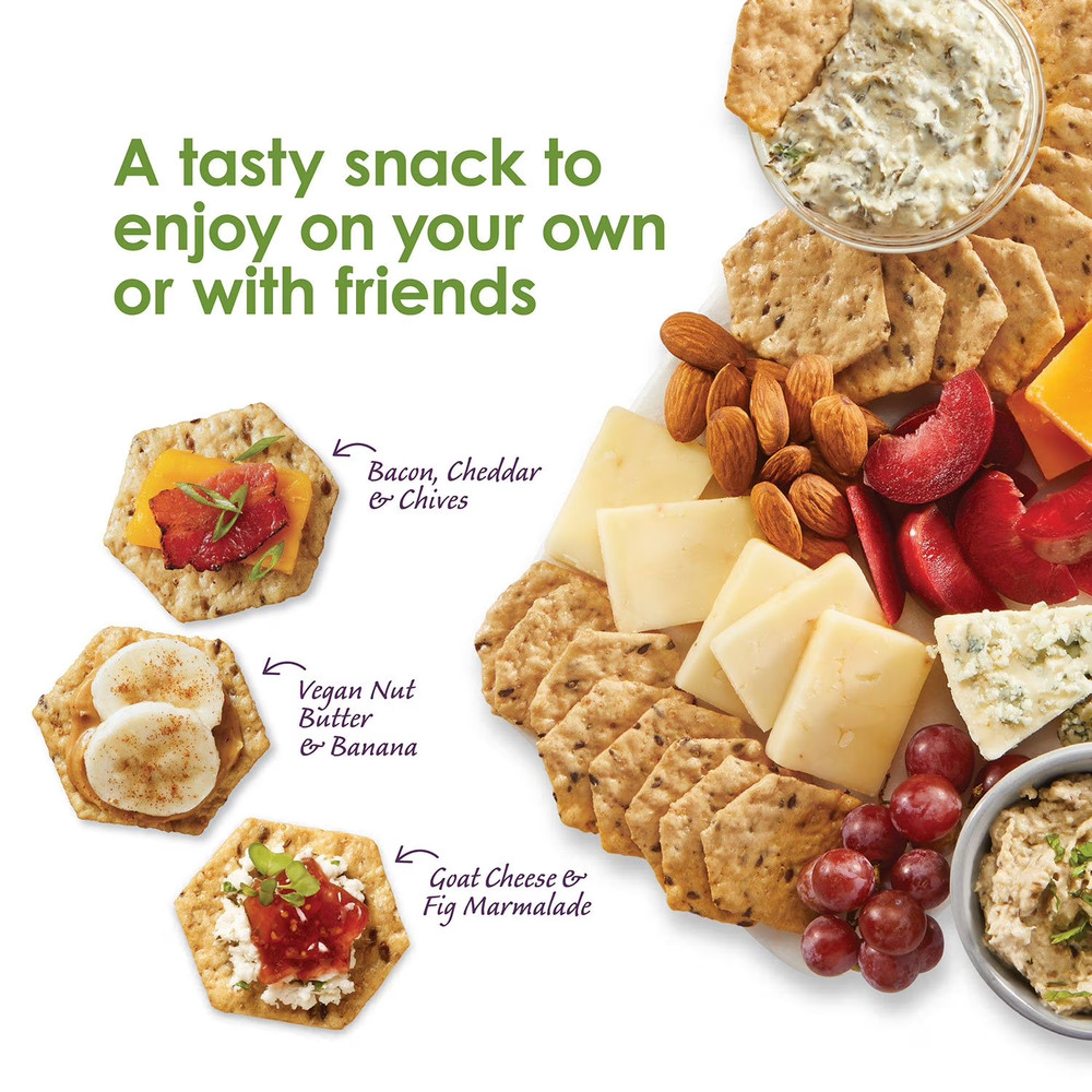 2 PACK - Crunchmaster 5 Seed Multi-Grain Cracker with Olive Oil 10 Oz Total 20oz