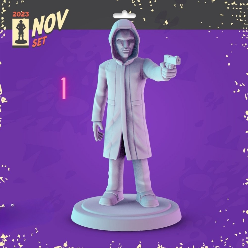 Octopus Game - POP MINIS 28mm 32mm Scale Miniatures