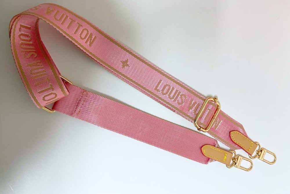 Louis Vuitton Shoulder Strap Adjustable Crossbody Shoulder Replacement Pink
