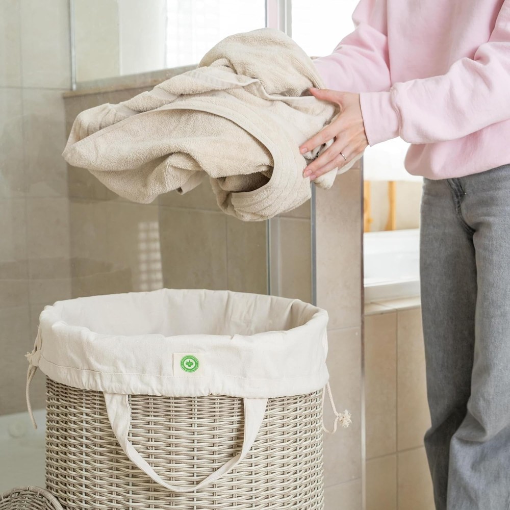 Heavy Duty Hamper Bags - Extremely Sturdy, Durable Replacement Hamper Liner -...
