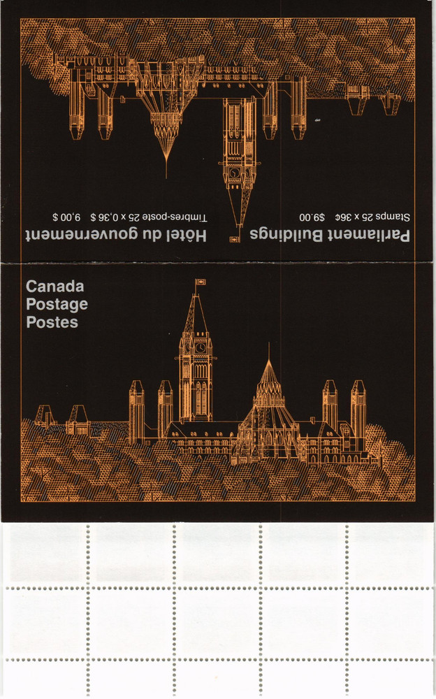 Canada 1987 Yvert C 991 Basic Parlament Building Architecture MNH