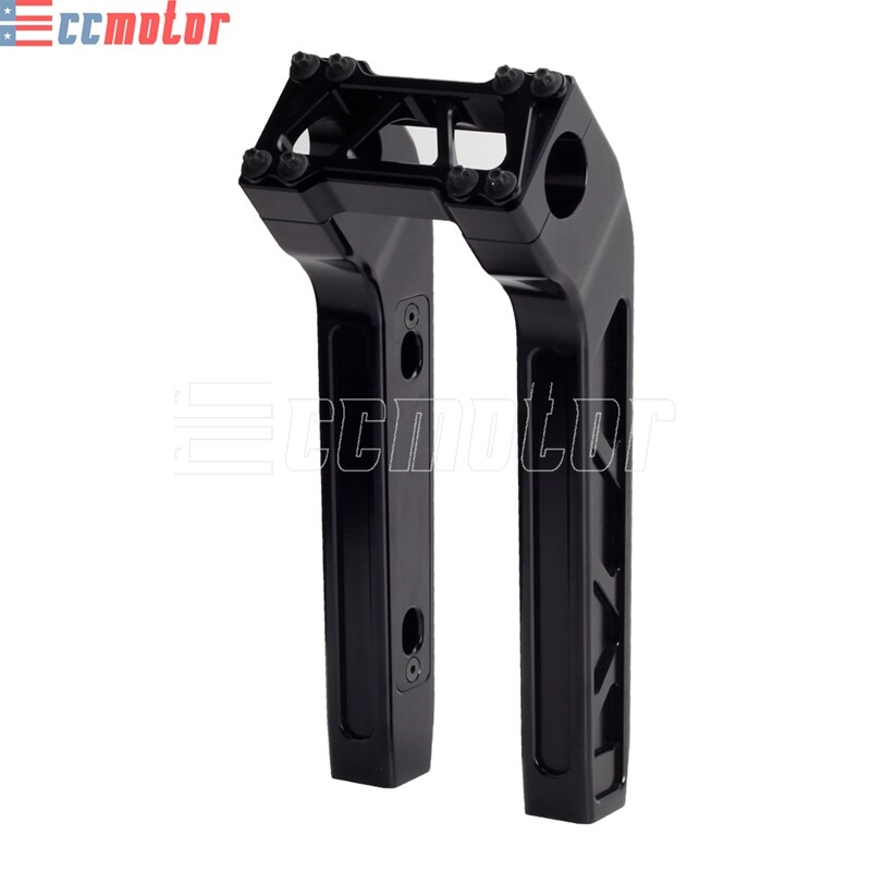 Club Style 1 1/8" Handlebar Riser For Harley Softail Touring 10" Pullback Riser