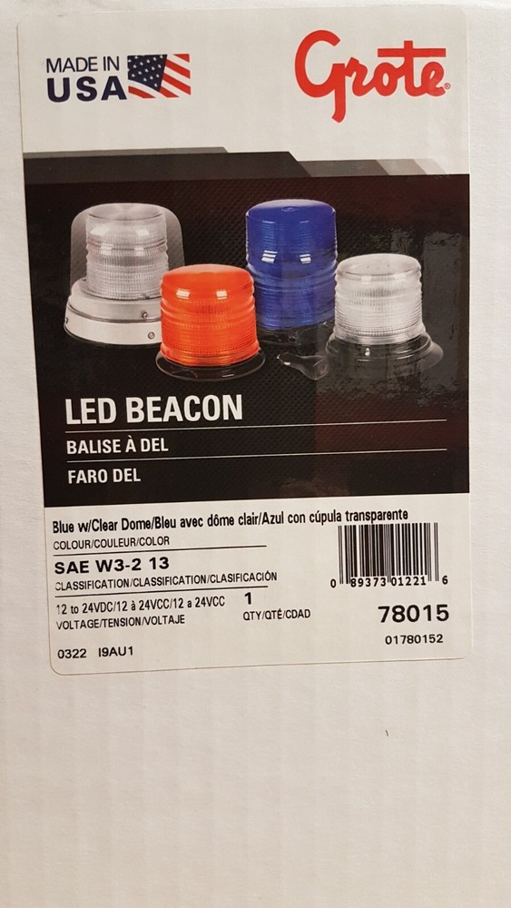 grote 78013 LED beacon light (Amber)