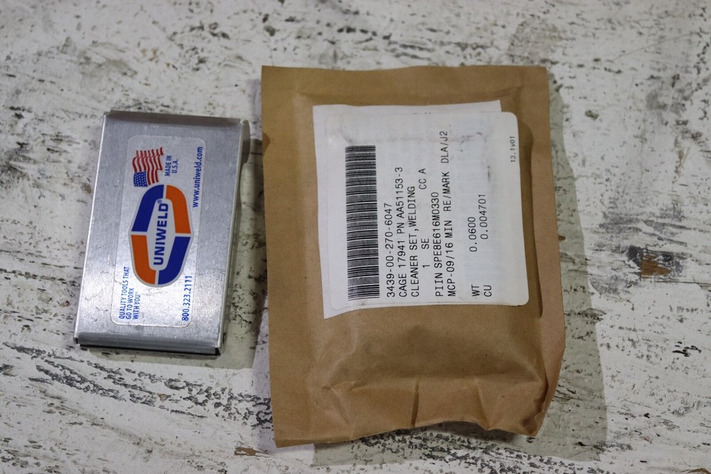 NEW  Uniweld Tools WELDING TIP CLEANERS AA51153-3