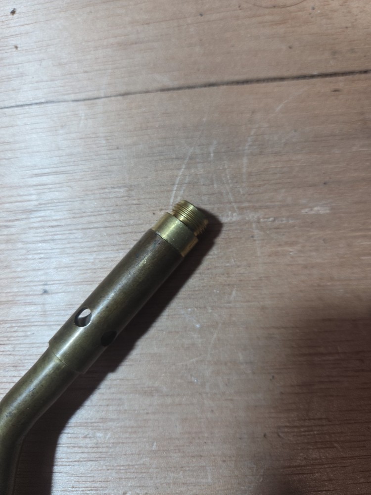 Vintage Working Bernzomatic Torch Torchhead Adjustable Dial Bronze