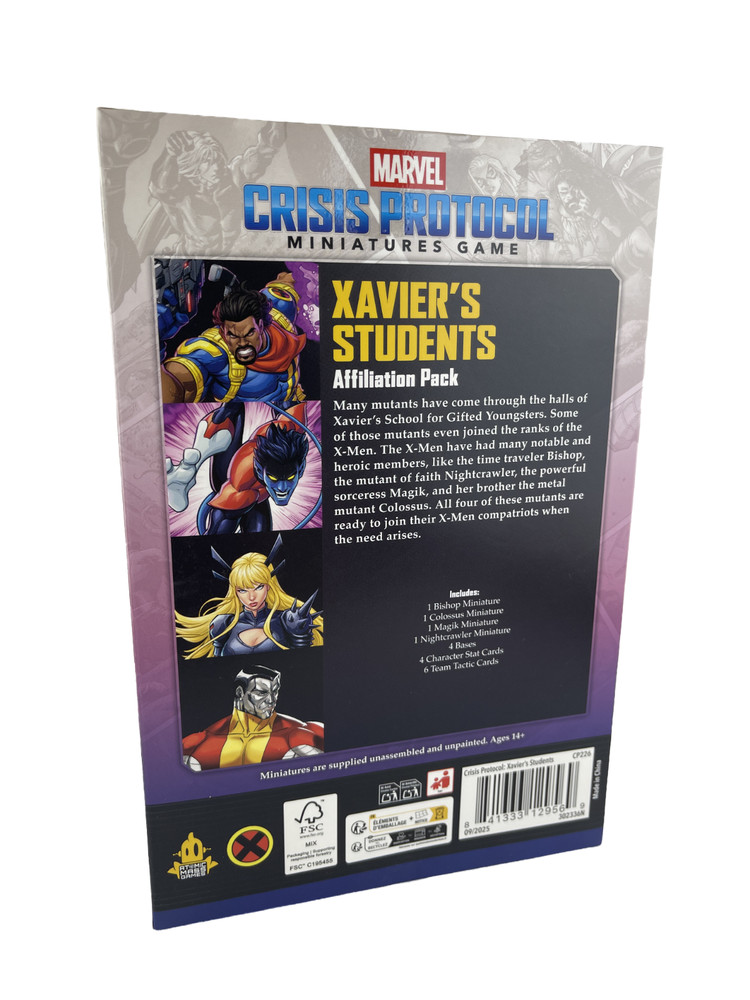 Marvel Crisis Protocol Xavier's Students Miniature Games Set