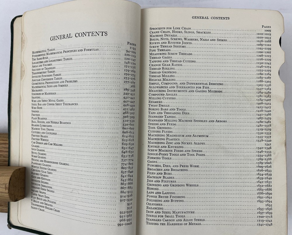 1959 Machinery's Handbook 16th Edition Machinists Engineers Reference