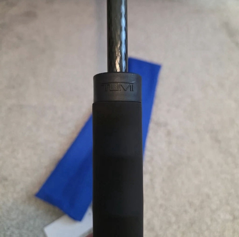 Tumi Blue & White Logo Umbrella
