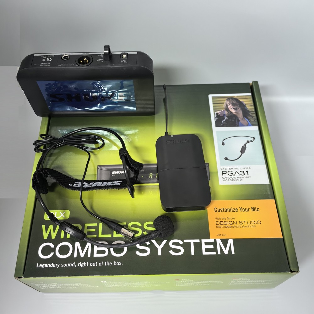 BLX14/PGA31 Wireless Headworn Microphone System HEADSET SYSTEM W/PGA31