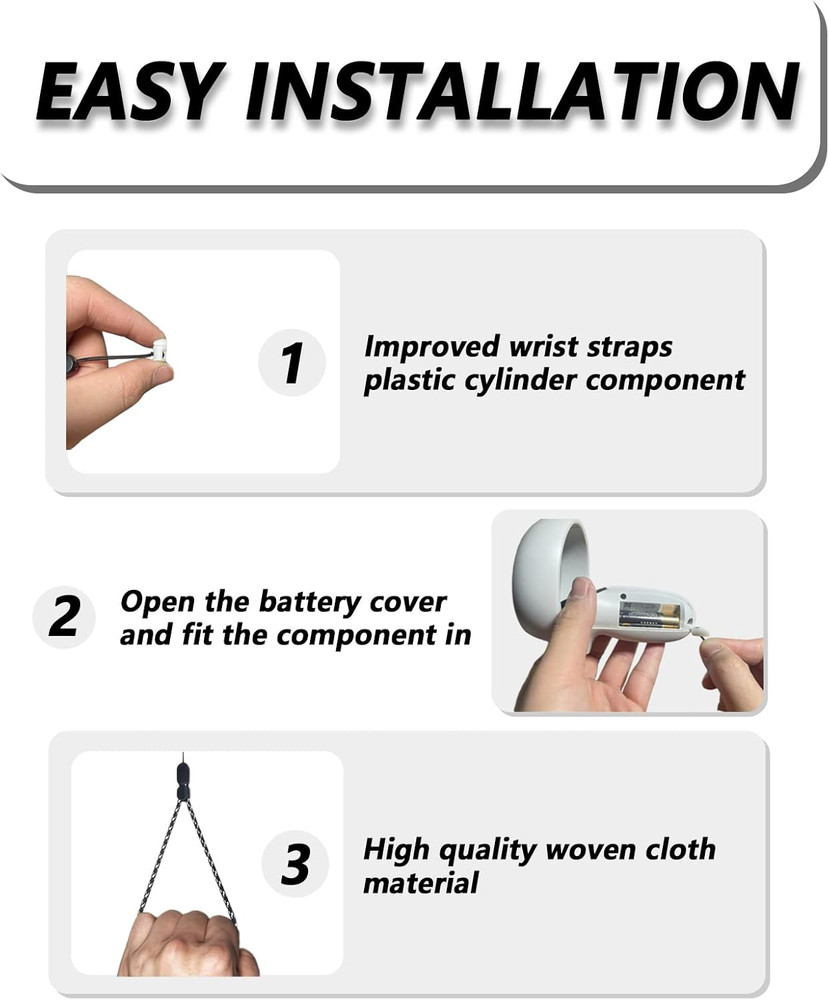 Improved Replacement Wrist Straps for Oculus Quest 2 Gen Controller Sturdy Comf