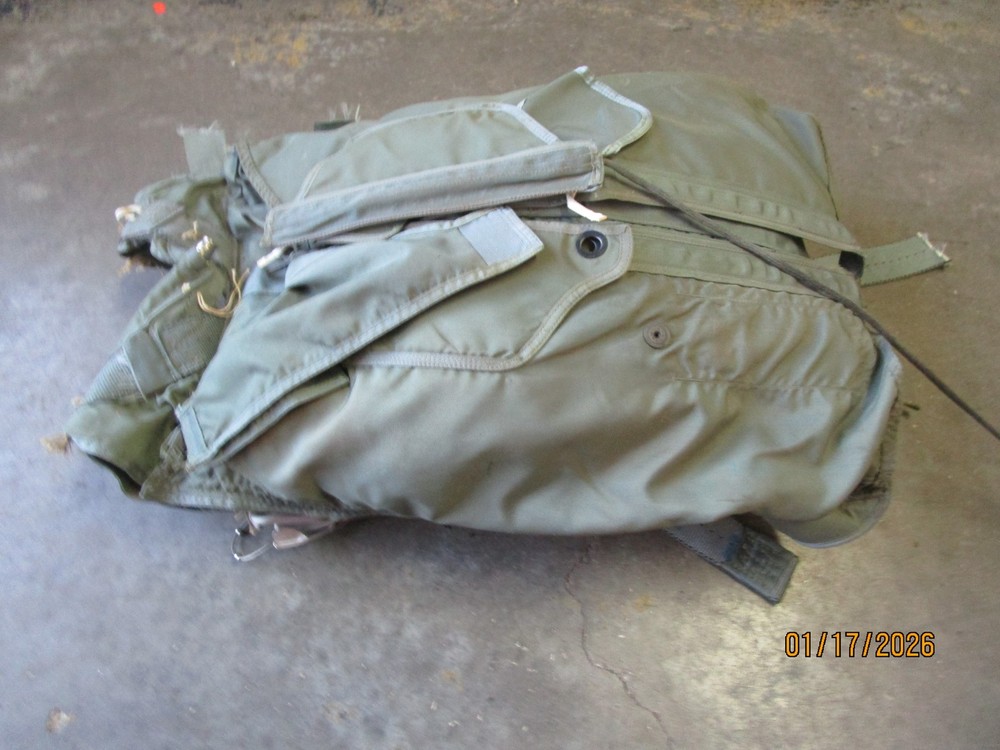 Vintage Military Parachute Backpack