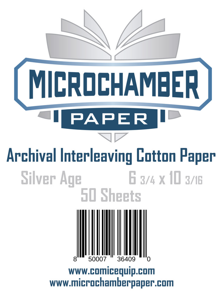 MicroChamber Paper Silver Size 50 Sheets 6-3/4" x 10-3/16"