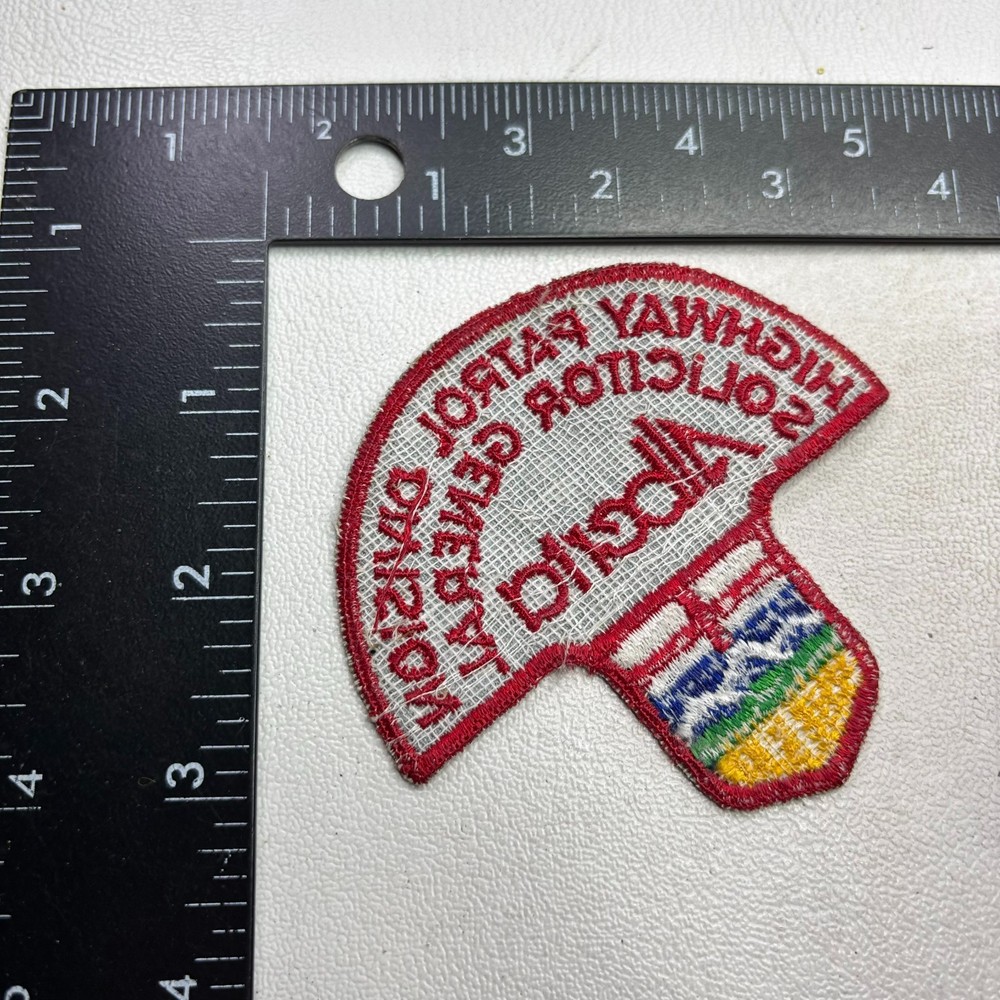 Canada HIGHWAY PATROL DIVISION SOLICITOR GENERAL ALBERTA Patch 50D3