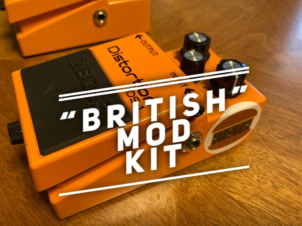 Boss DS-1 Distortion "British" Mod Kit by Guitarburger