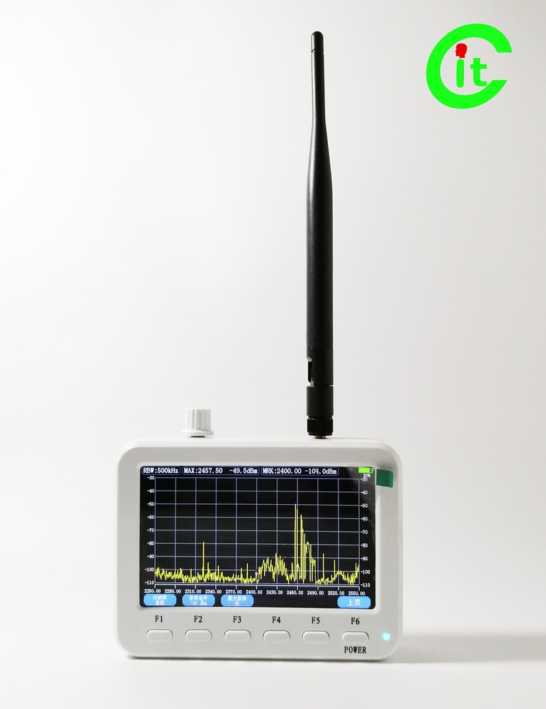 XT-129-AT Handheld Digital Spectrum Analyzer Frequency Meter 240-960MHz