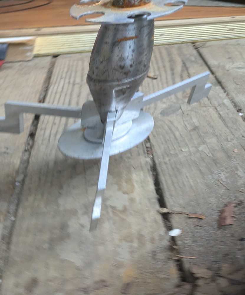 Trench Art Bazooka Shell Table Designed Ashtray Stand Holder Rack Unique!