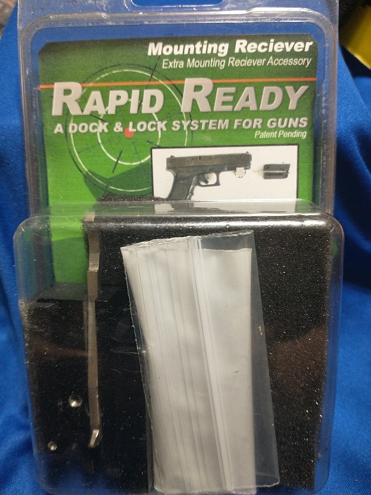 RAPID READY DOCK & LOCK SYSTEM FOR GUNS MOUNTING RECEIVER TRINITY HANDGUN NOS