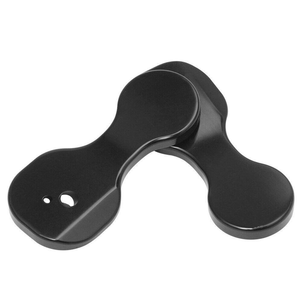 Black Rearview Mirror Brackets Adapter For Harley Touring Batwing Bagger 2014-21