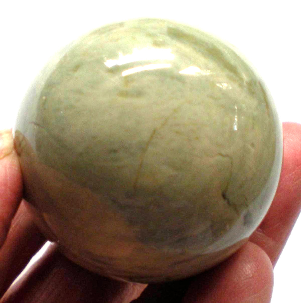 Silver Leaf Jasper 35mm Sphere sc781a
