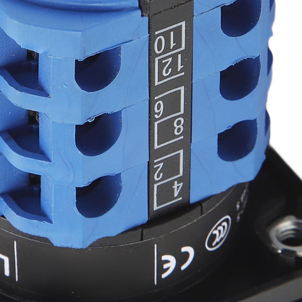 Universal 3 Position Changeover Switch Efficient Rotatory Transfer Switch For Po