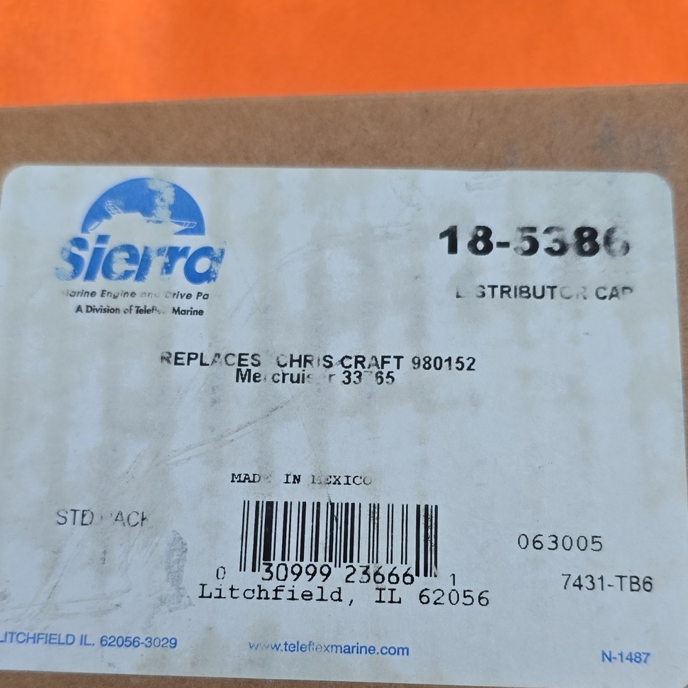 Sierra Distributor Cap #18-5386