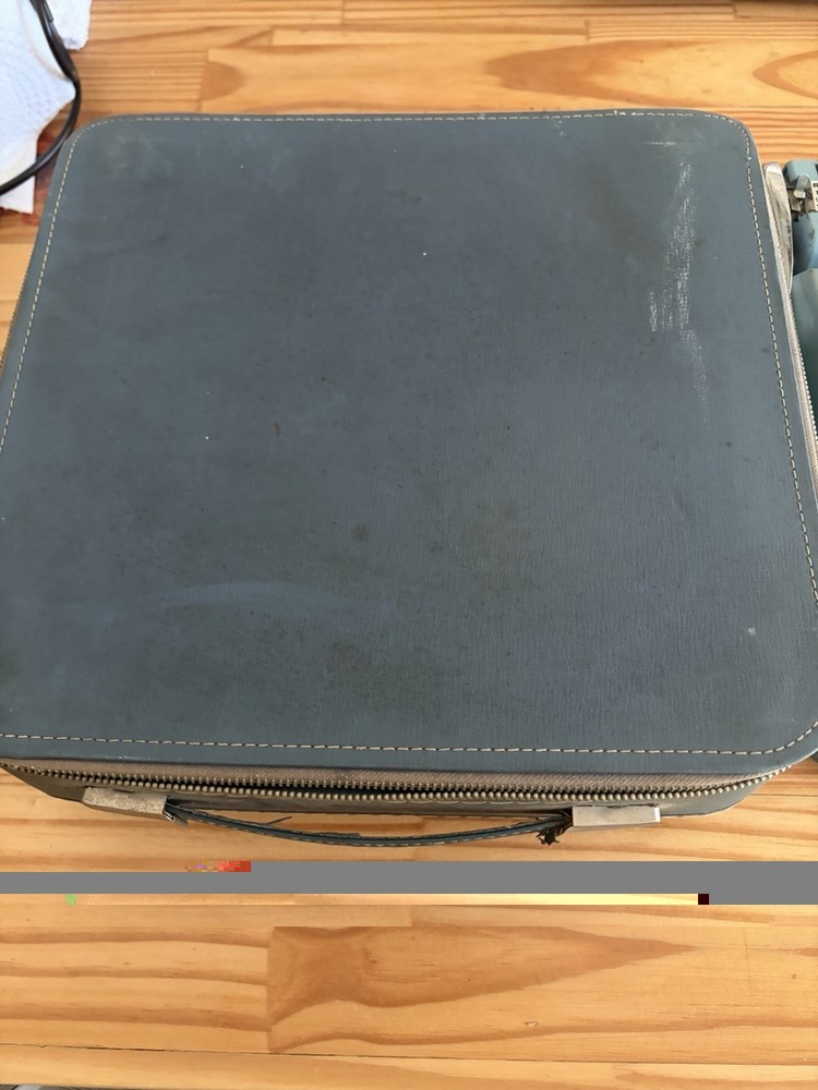 Vtg Webster Typewriter with Case