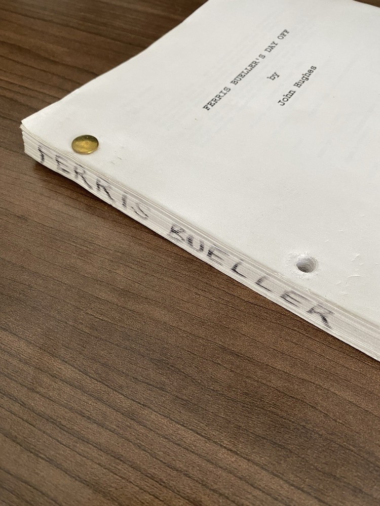 Ferris Bueller’s Day Off (1986) RARE Casting Agent Screenplay