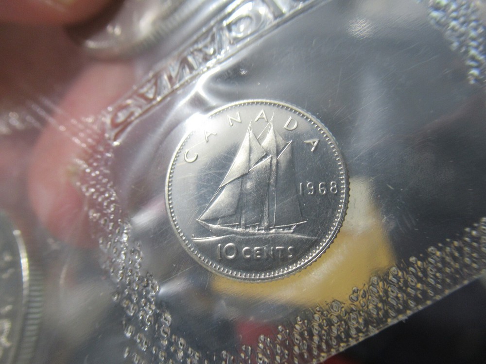 Canada 1968 Prooflike UNCIRCULATED Mint Set Sealed