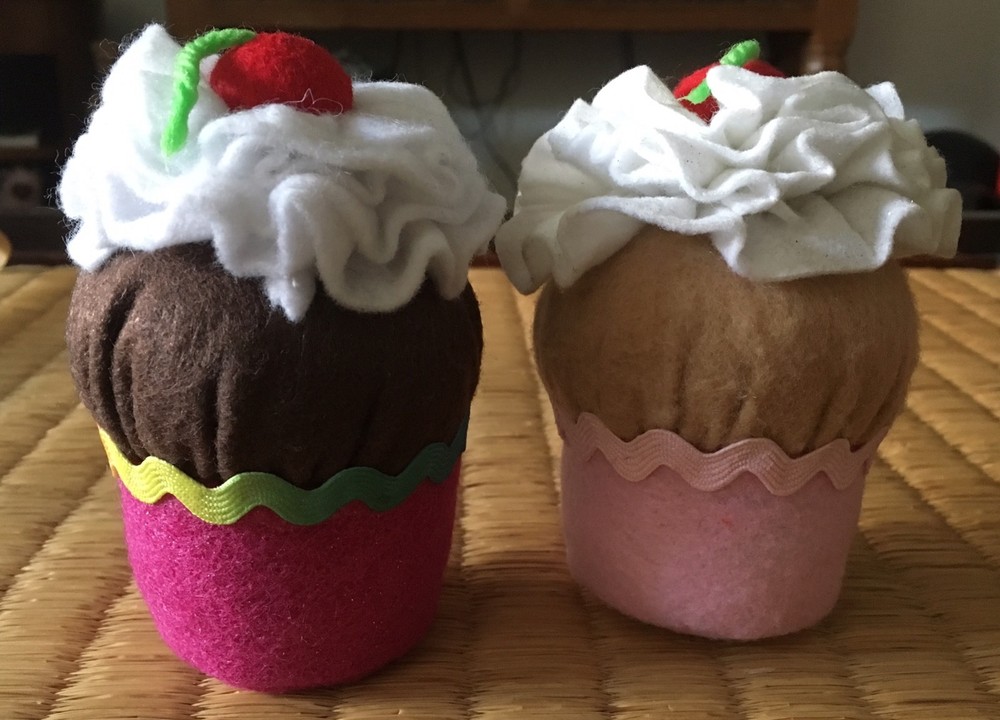 Handmade Cupcake Pincushion