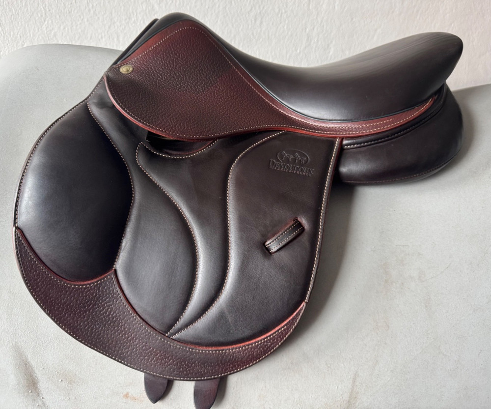 15.5" Devoucoux Biarritz K Child / Pony Saddle - 00 Flaps - MINT!