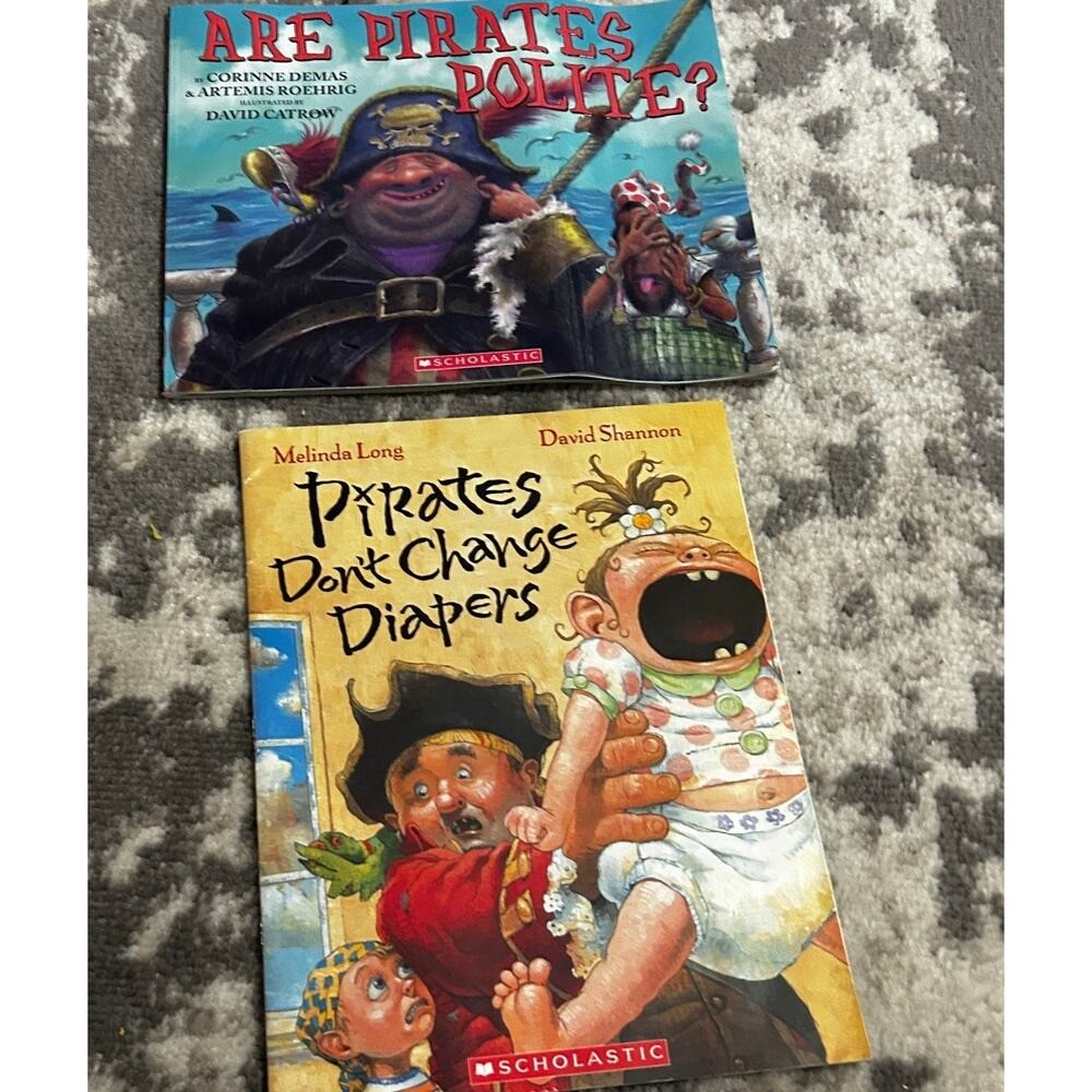 Scholastic Two Pirate Themed Books