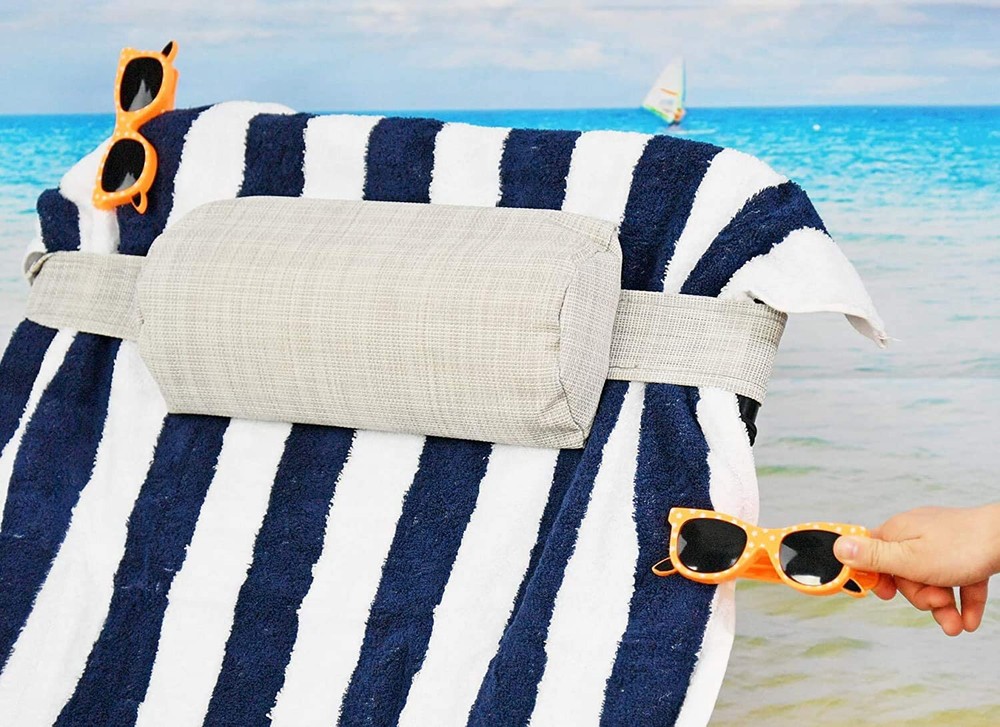 3 Set (Ct) Orange Glasses Beach Towel Clips