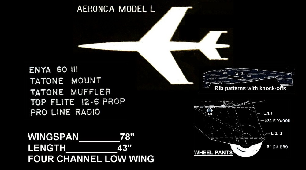 RC plans & Full Size Patterns AERONCA "L" Big & Beautiful Span 78"