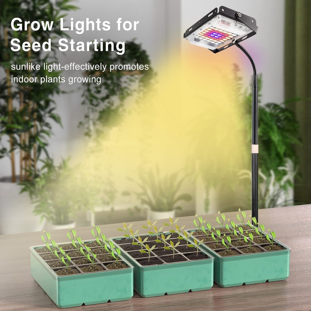 LBW Grow Light for Indoor Plants, Full one-head timer, Medium-One Head Timer