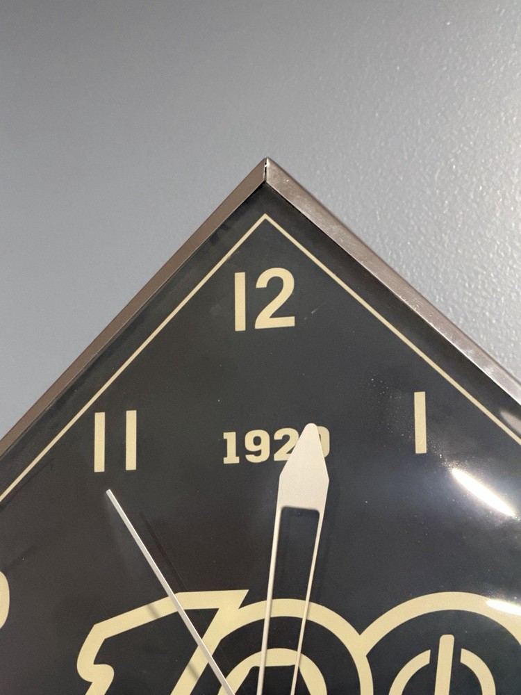 Snap-On Tools LED Diamond Shaped Bubble Clock 100th Anniversary Edition