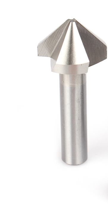 4.5-50mm HSS Countersink Drill Bits 3 Flutes 90 Degree Chamfering Tool For Metal