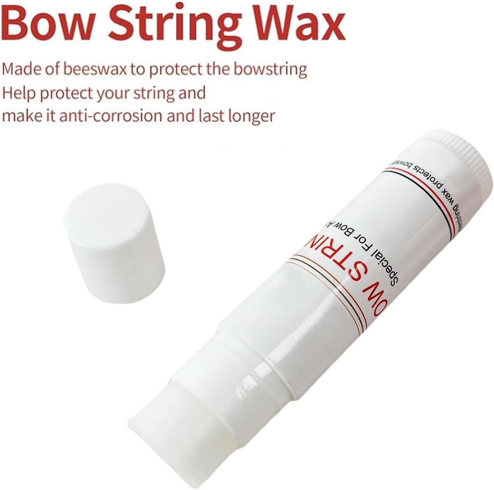 5 Pieces Bow String Wax, Protective Bowstring Waterproof Rail Lube for Crossbow