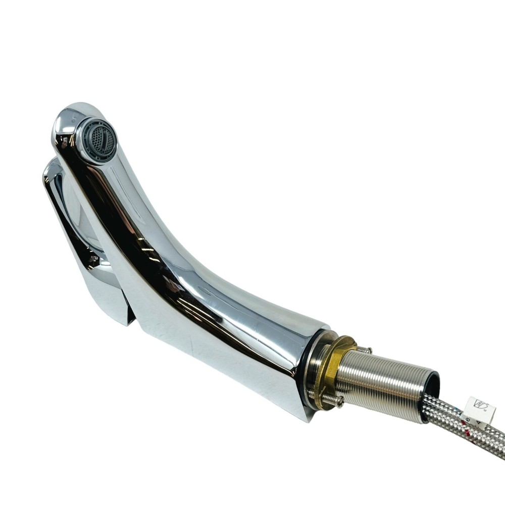 Pasgo Hot & Cold Adjustable Sleek Chrome Basin Faucet
