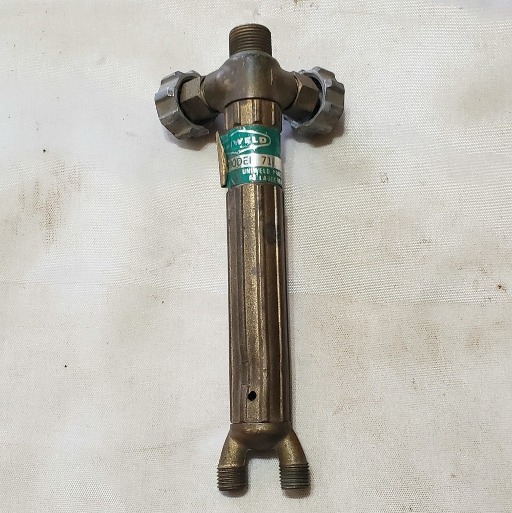 Uniweld 71 Cutting Welding Brazing Torch Handle Aircraft Type 17 CA100