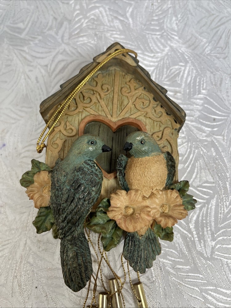 Vintage Avon Ceramic Birdhouse Windchime