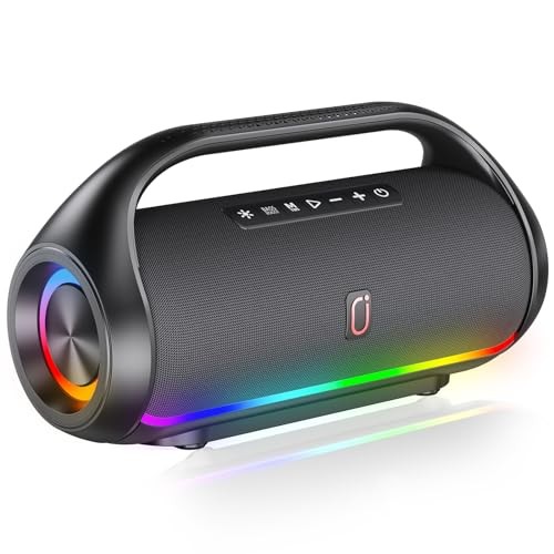 Bluetooth Speaker, IPX5 Waterproof Portable Bluetooth Speaker with No Mic