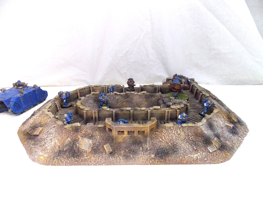 WARGAMING TERRAIN PAINTED ADVANCE ORDERS TRENCH SYSTEM