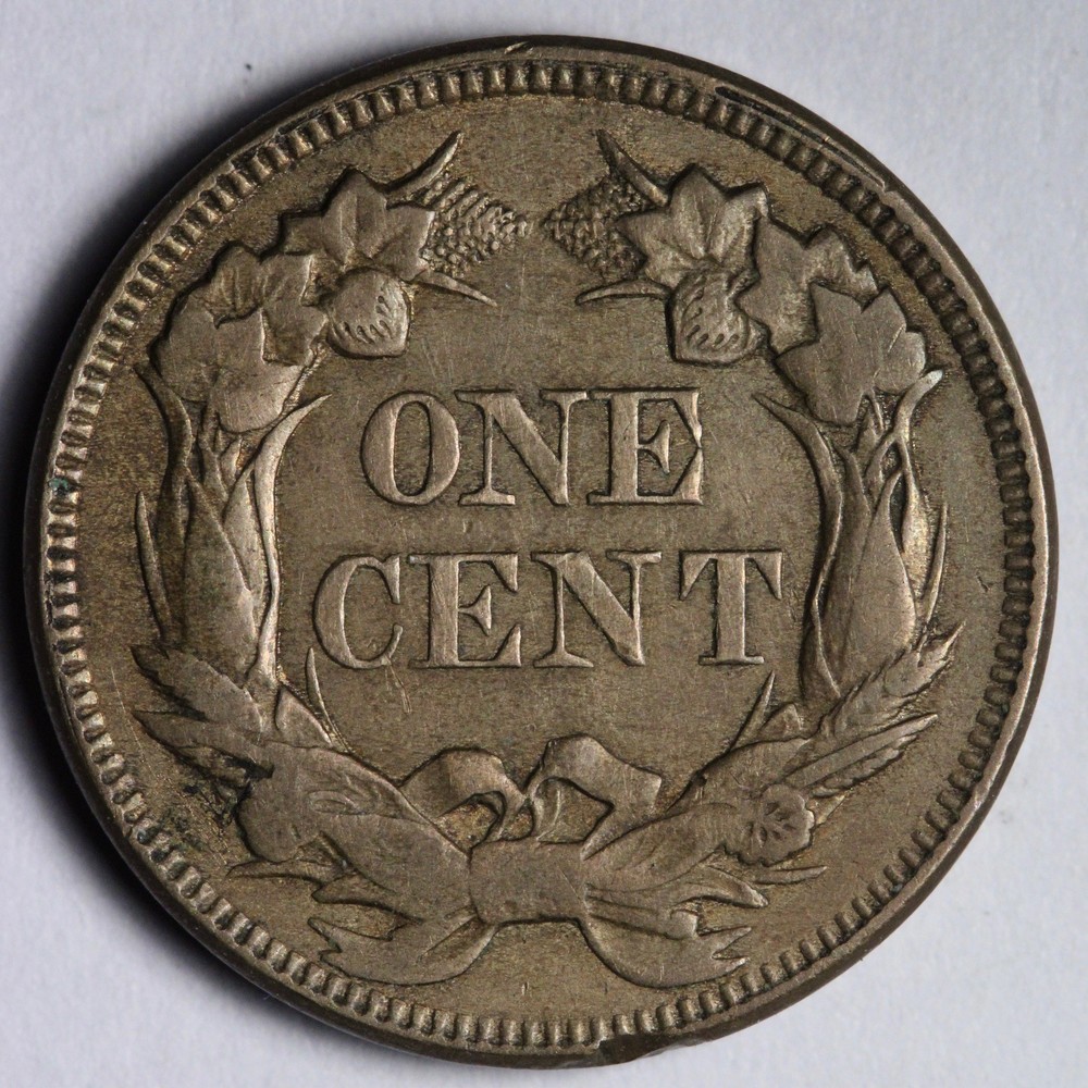 1857 Flying Eagle Cent Penny AU E136 DWFR