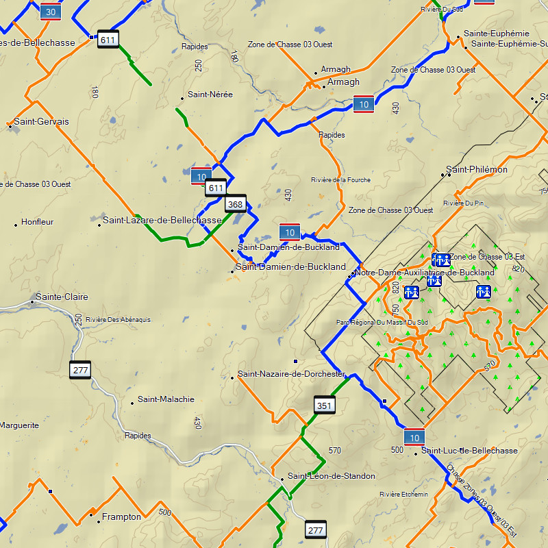 TrakMaps ATV Quebec - Garmin GPS Map