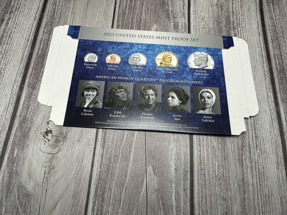 2023 US PROOF Set REPLACEMENT BOX NO COA or COINS