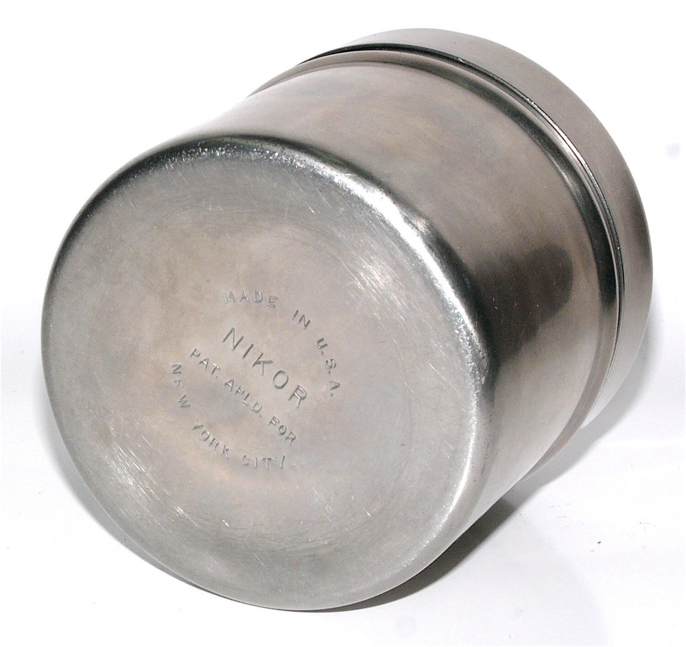 Nikor SS Developing Tank W/ 35mm Spool Missing Cap