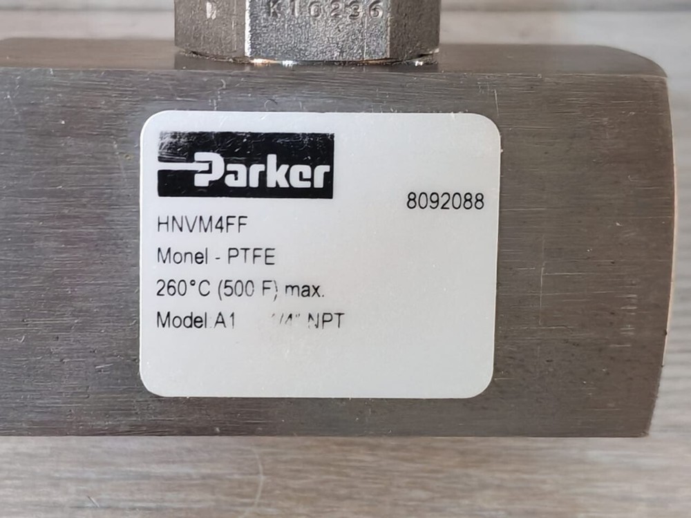 PARKER HNVM4FF BS NEEDLE VALVE -MONEL
