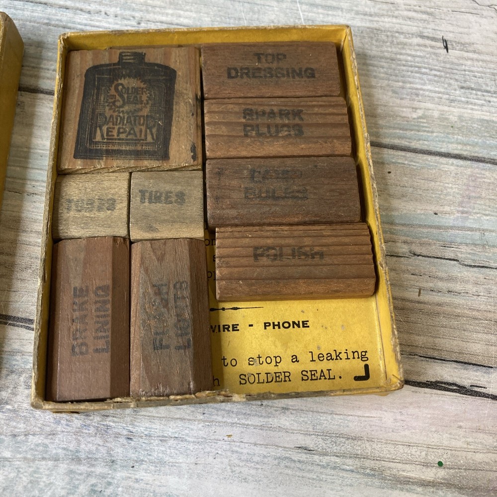 Leaky Radiator Problem moving block puzzle 1927 Frederic E. Aaron Solder Seal
